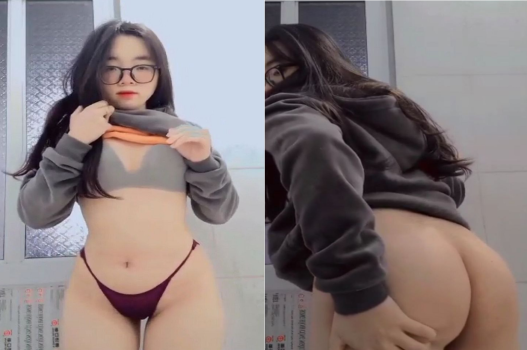 Làm tình cùng em teen kính cận mông siêu to