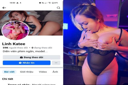Linh Katee vú khủng rên la vì phê